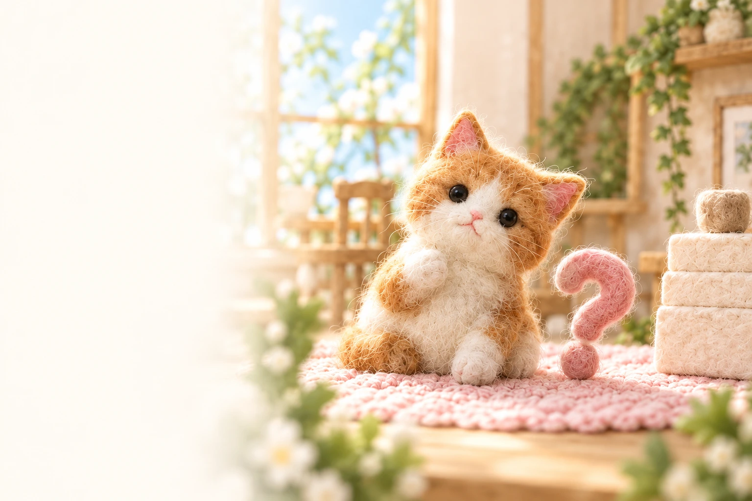 やわらかな光が差し込む、猫たちのいるひだまりの空間